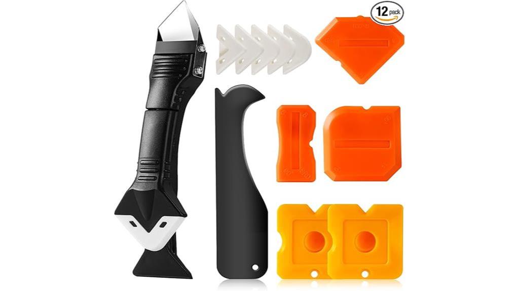 versatile caulking tool kit