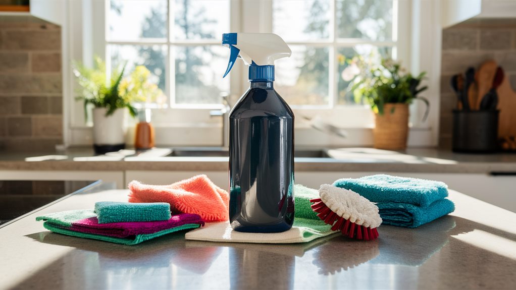 versatile cleaning solution spray