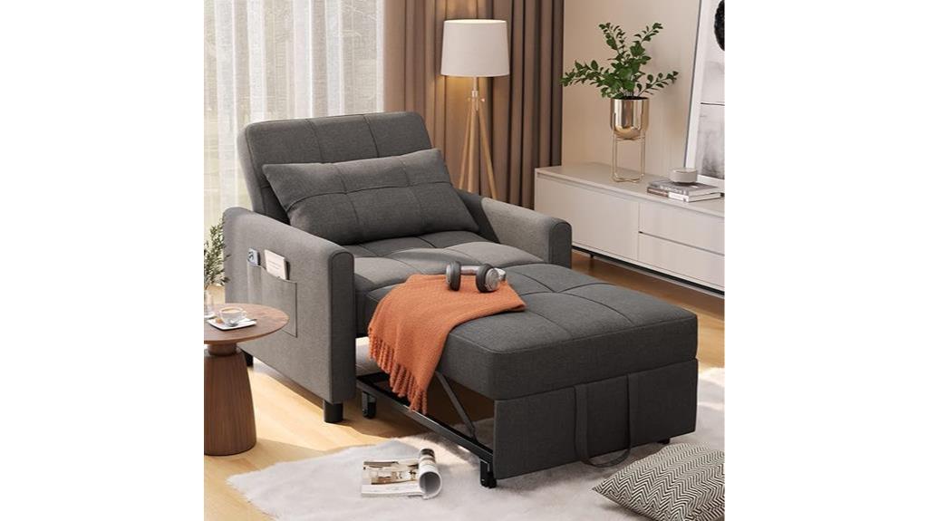 versatile convertible sofa bed