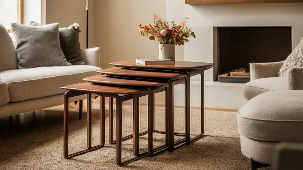 versatile nesting table sets