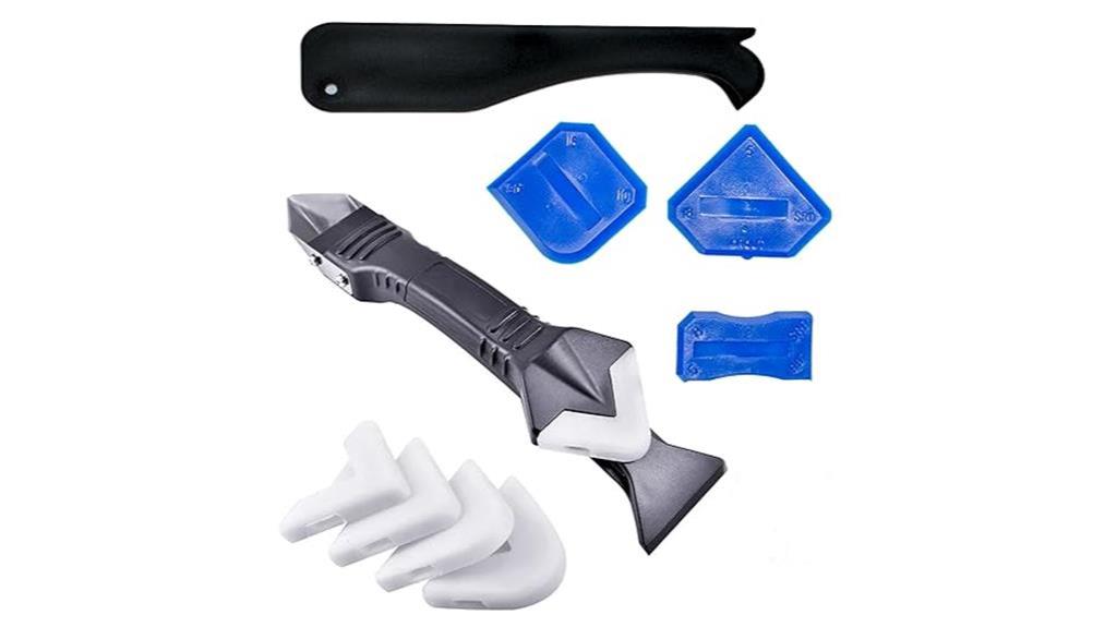 versatile silicone caulking tools