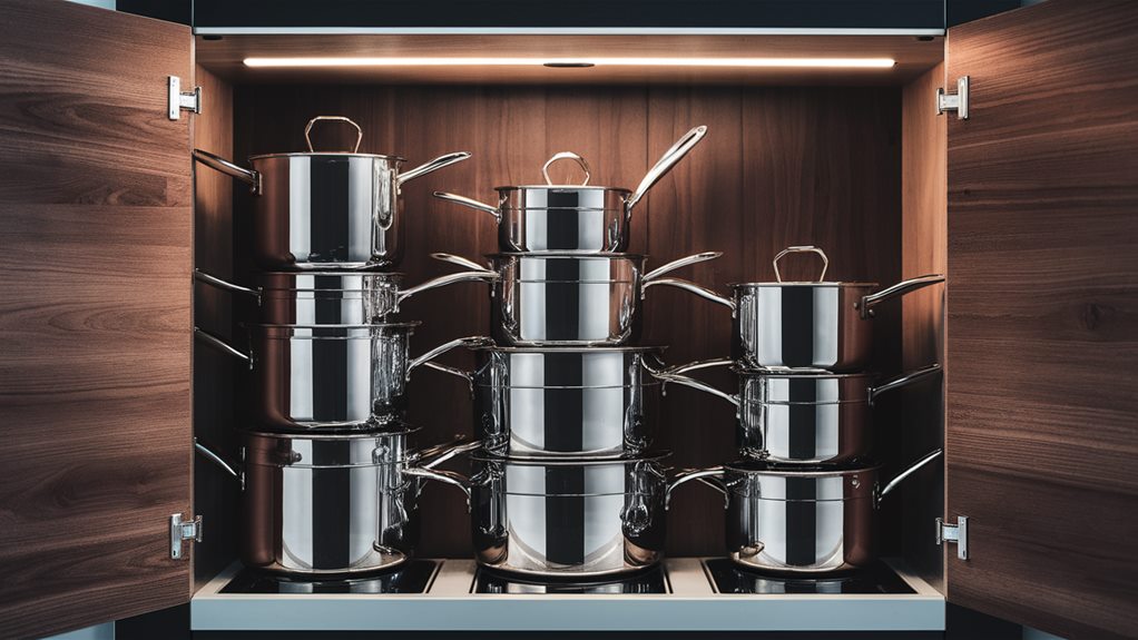 versatile stackable cookware set