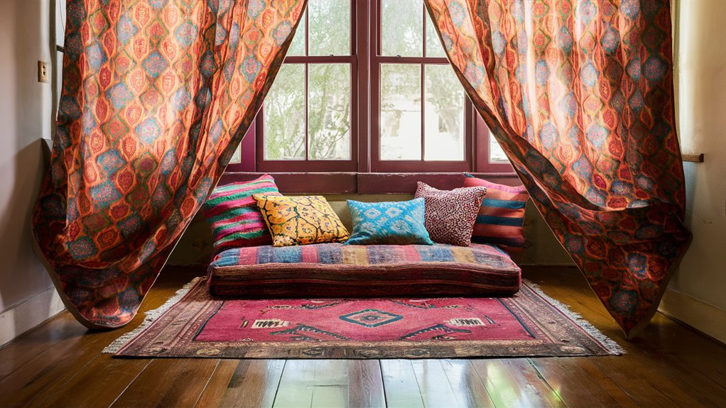 vibrant draperies for windows