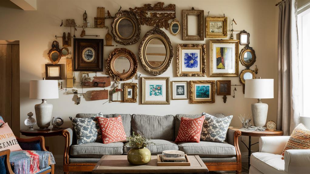 vintage art gallery walls