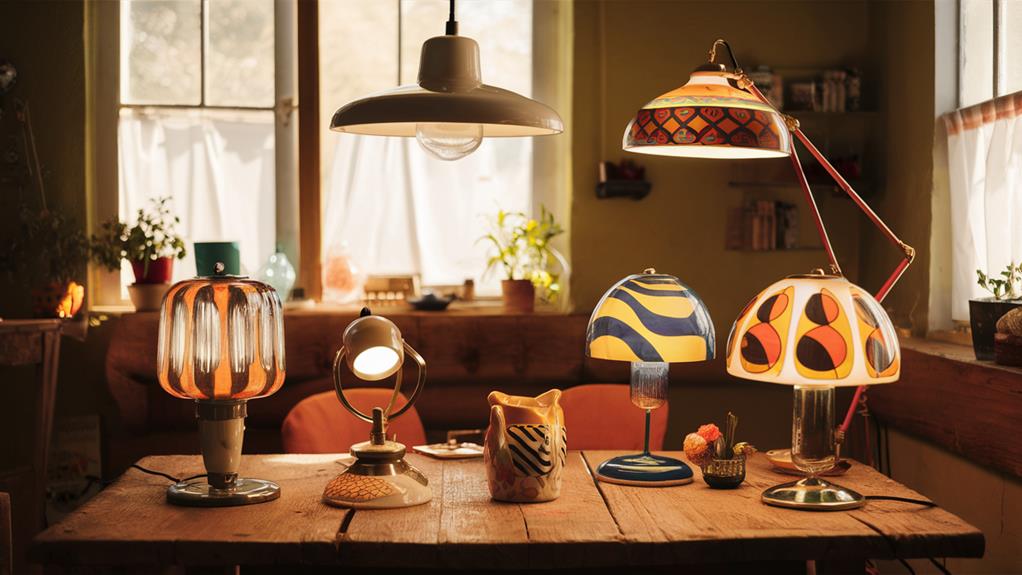 vintage illumination design elements