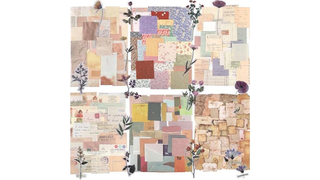 vintage scrapbook paper kit