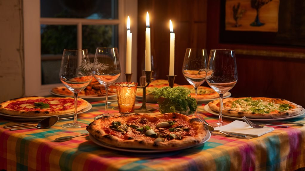 warm gatherings with pizza