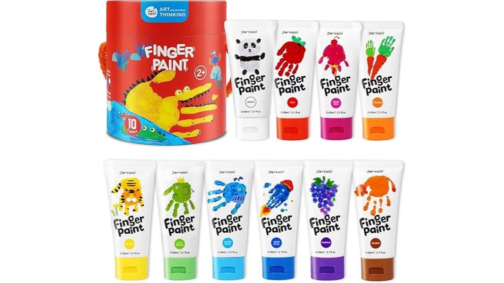 washable finger paints for toddlers