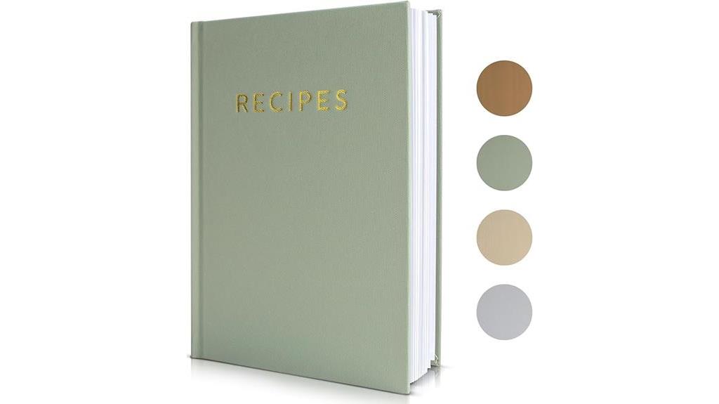 waterproof aesthetic recipe book