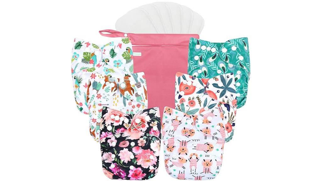 wegreeco cloth diapers set