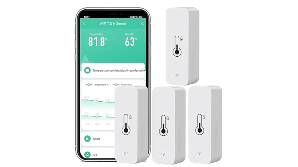 wifi temperature humidity sensors