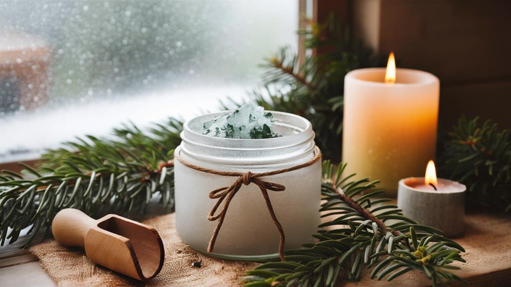 winter exfoliating body scrub