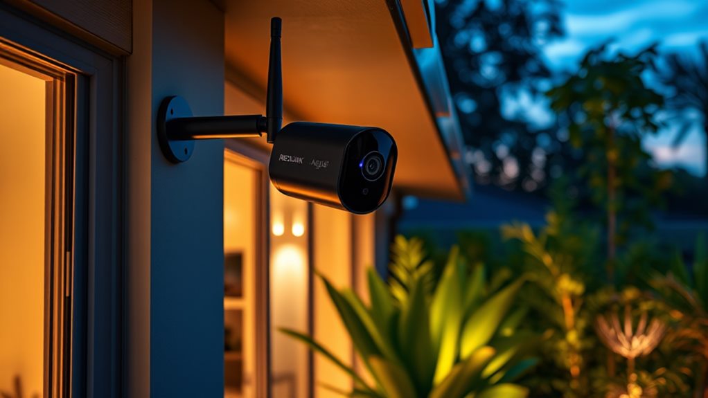 wire free security camera